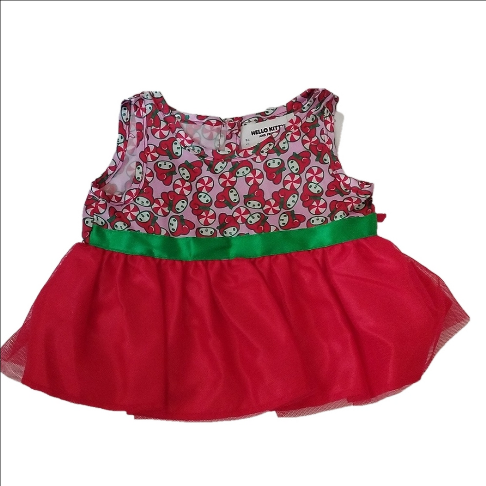 Build-a-Bear x Sanrio Melody Holiday Dress